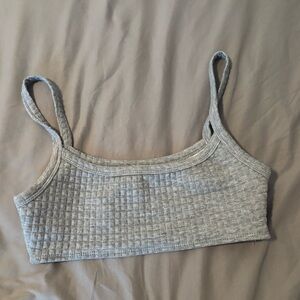 Gray Crop Top/Bralette